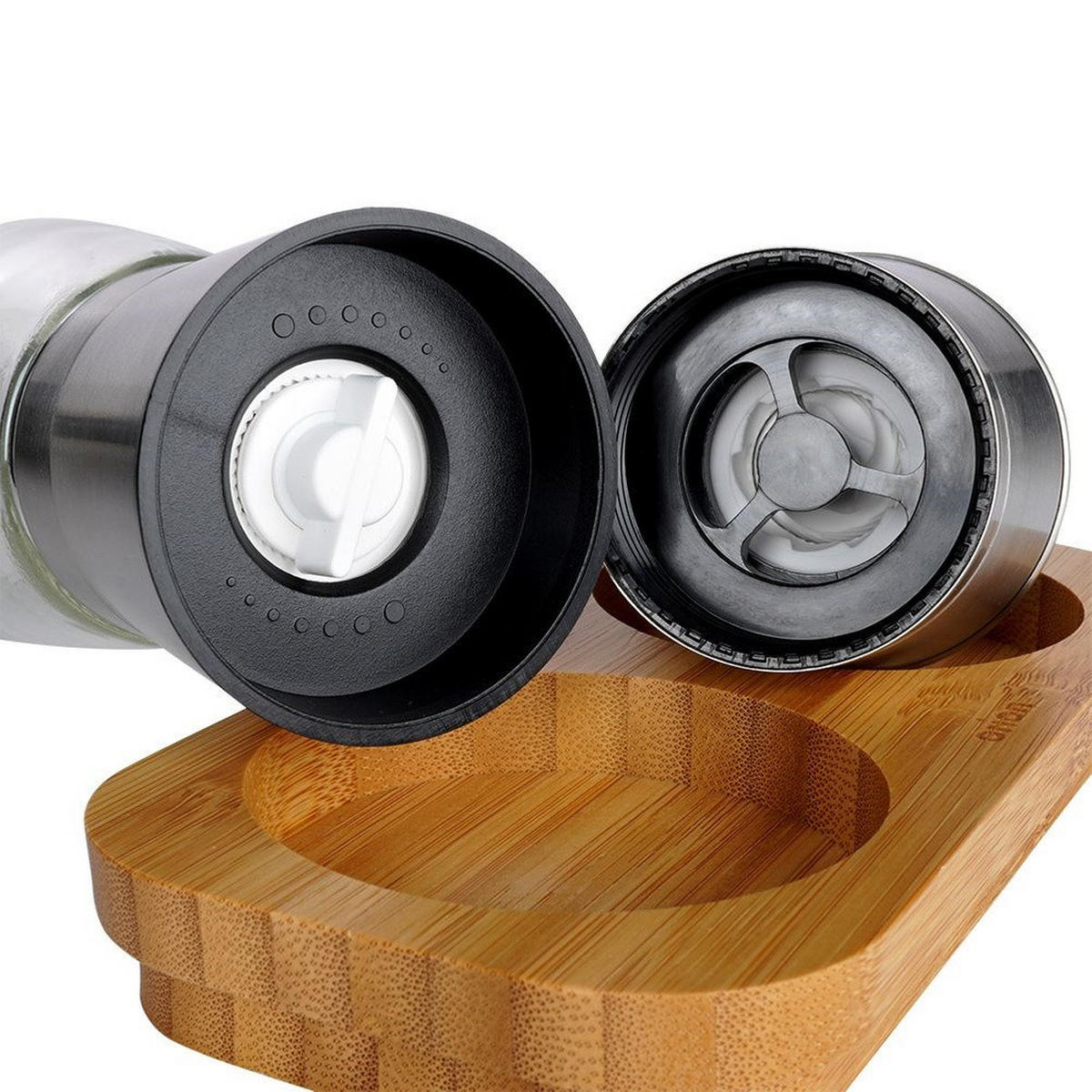 GEWÜRZMÜHLE-SET Transparent - Klar, Glas (9/14.5/17cm) - Orion 