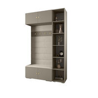GARDEROBEN-SET 236,7/140/47 - Kaschmir/Beige, Holz/Metall (140/236.7/47cm) - Abiks Möbel