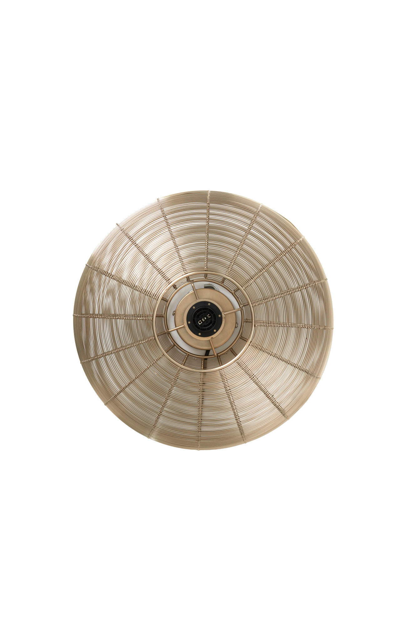 DECKENLEUCHTE Bahoto Gold Ø40/17 cm - Goldfarben, Metall (40/40/17cm) - Light & Living