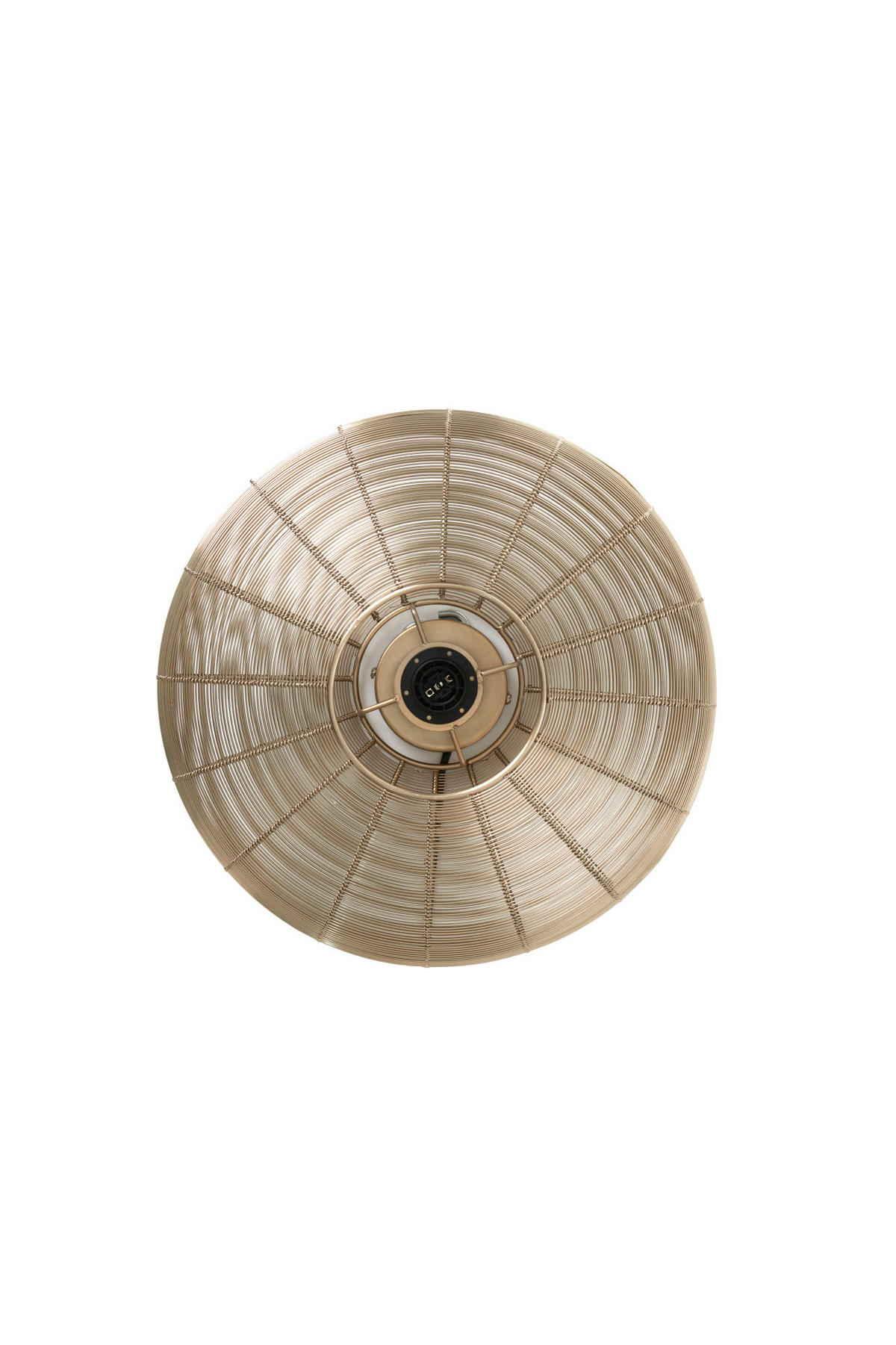 DECKENLEUCHTE Bahoto Gold Ø40/17 cm - Goldfarben, Metall (40/40/17cm) - Light & Living