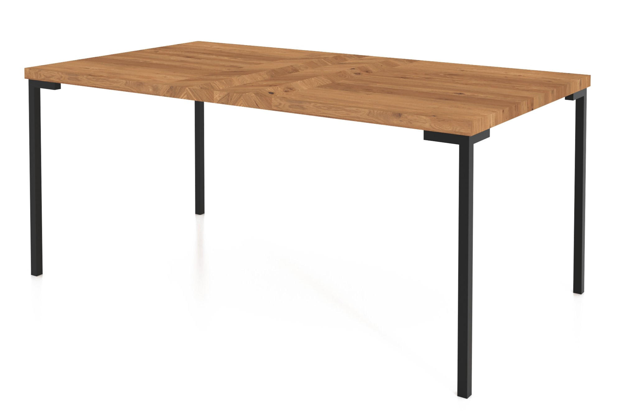 ESSTISCH AUSGEKLAPPT LEON 190x100 Wildeiche - Wildeiche, Holz (100/190/78cm) - byoak