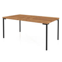 ESSTISCH AUSGEKLAPPT LEON 160x80 Wildeiche - Wildeiche, Holz (80/160/78cm) - byoak
