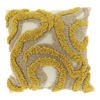 DEKOKISSEN Calin Gelb 45/45/8 cm - Gelb, Textil (45/45cm) - Unique Living