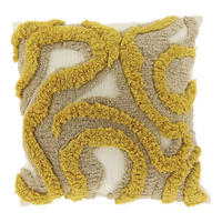DEKOKISSEN Calin Gelb 45/45/8 cm - Gelb, Textil (45/45cm) - Unique Living