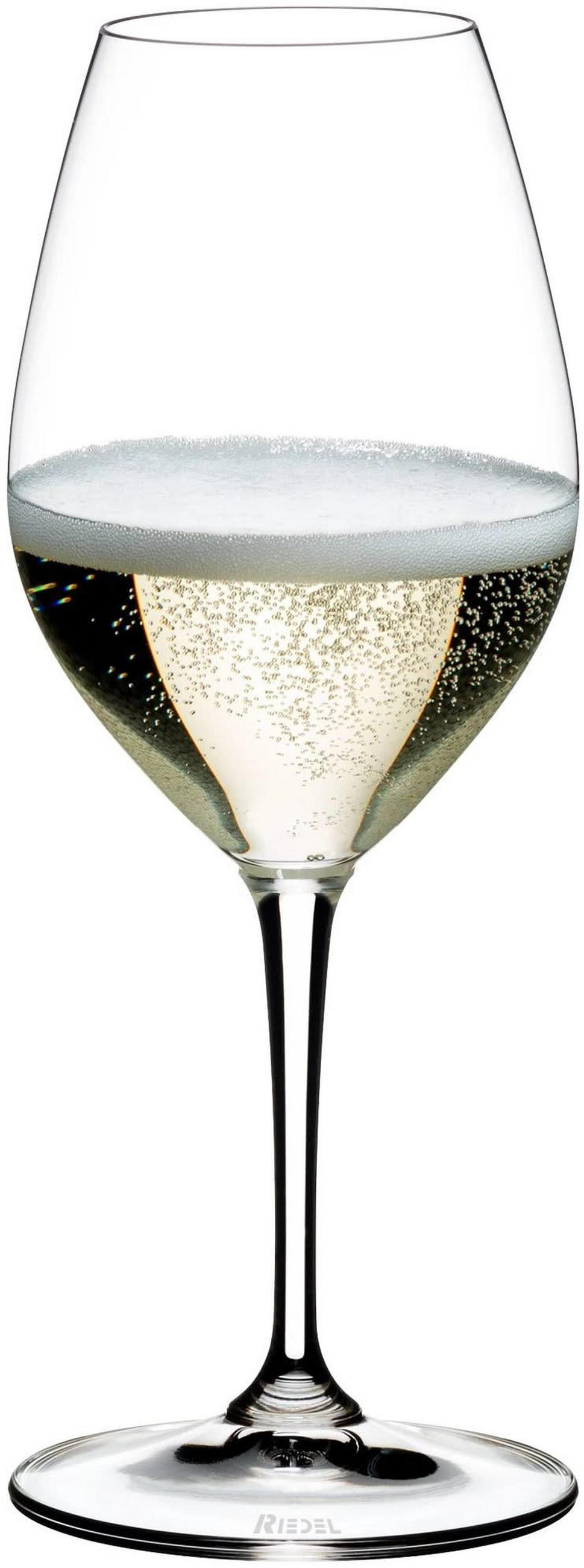 CHAMPAGNERGLAS Wine Friendly, 4er Set, Kristallglas - Transparent, Glas (0.4L) - Riedel