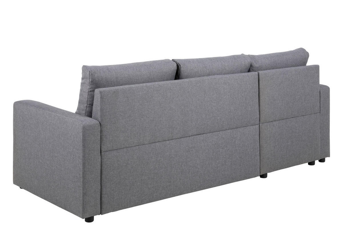 SCHLAFSOFA grau - Grau, Holzwerkstoff (218/155cm) - ebuy24