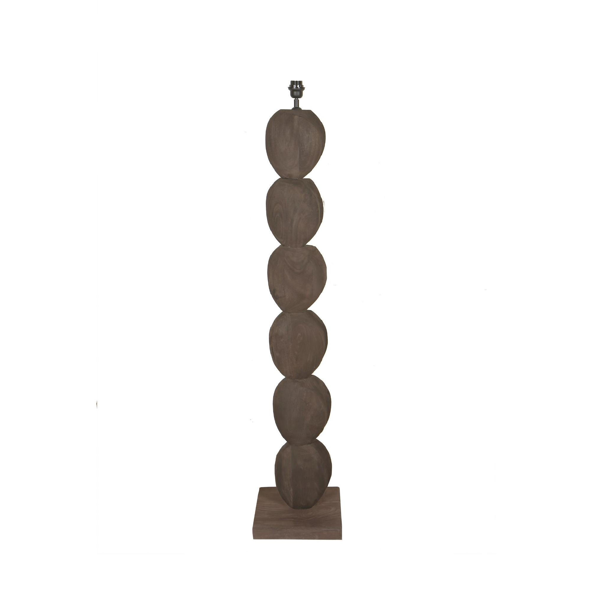 Ptmd Collection Stehlampe Braun 30x140x30 cm