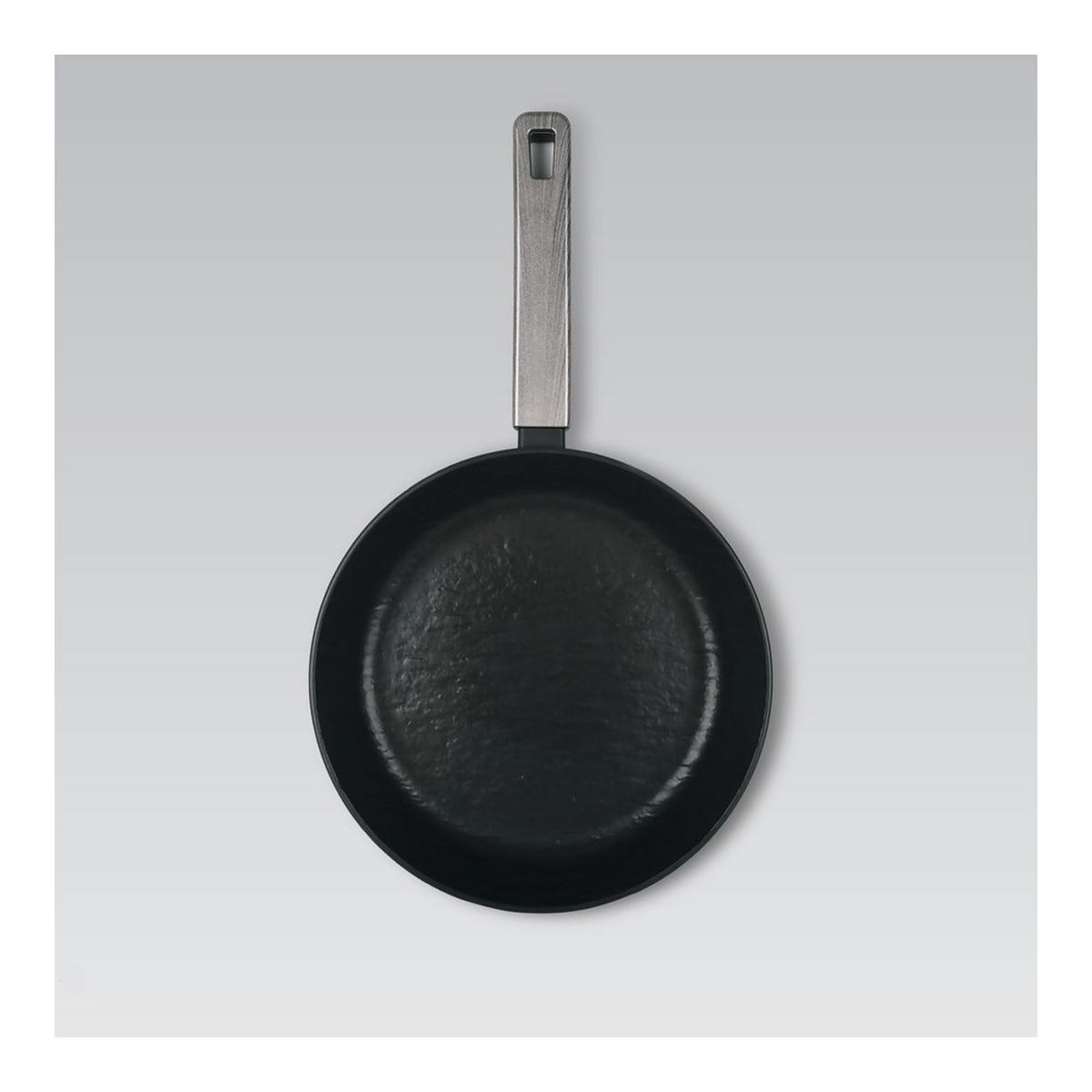 PFANNE Schwarz 44/24/5 cm MR120424 - Schwarz, Metall (24cm) - Maestro 