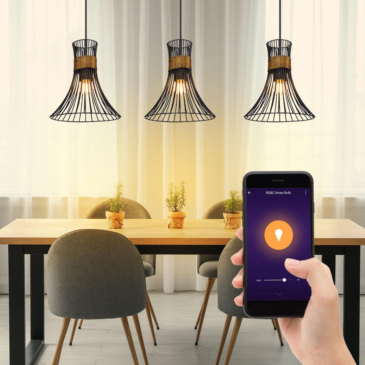 LED HÄNGELEUCHTE Metall Schwarz-Gold - Schwarz, Metall (80/22/120cm) - Globo Lighting