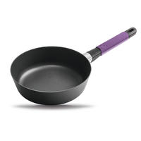HOCHRANDPFANNE INDUKTION ⌀24cm - AUBERGINE - Aubergine, Kunststoff/Metall (24cm) - Gastrolux