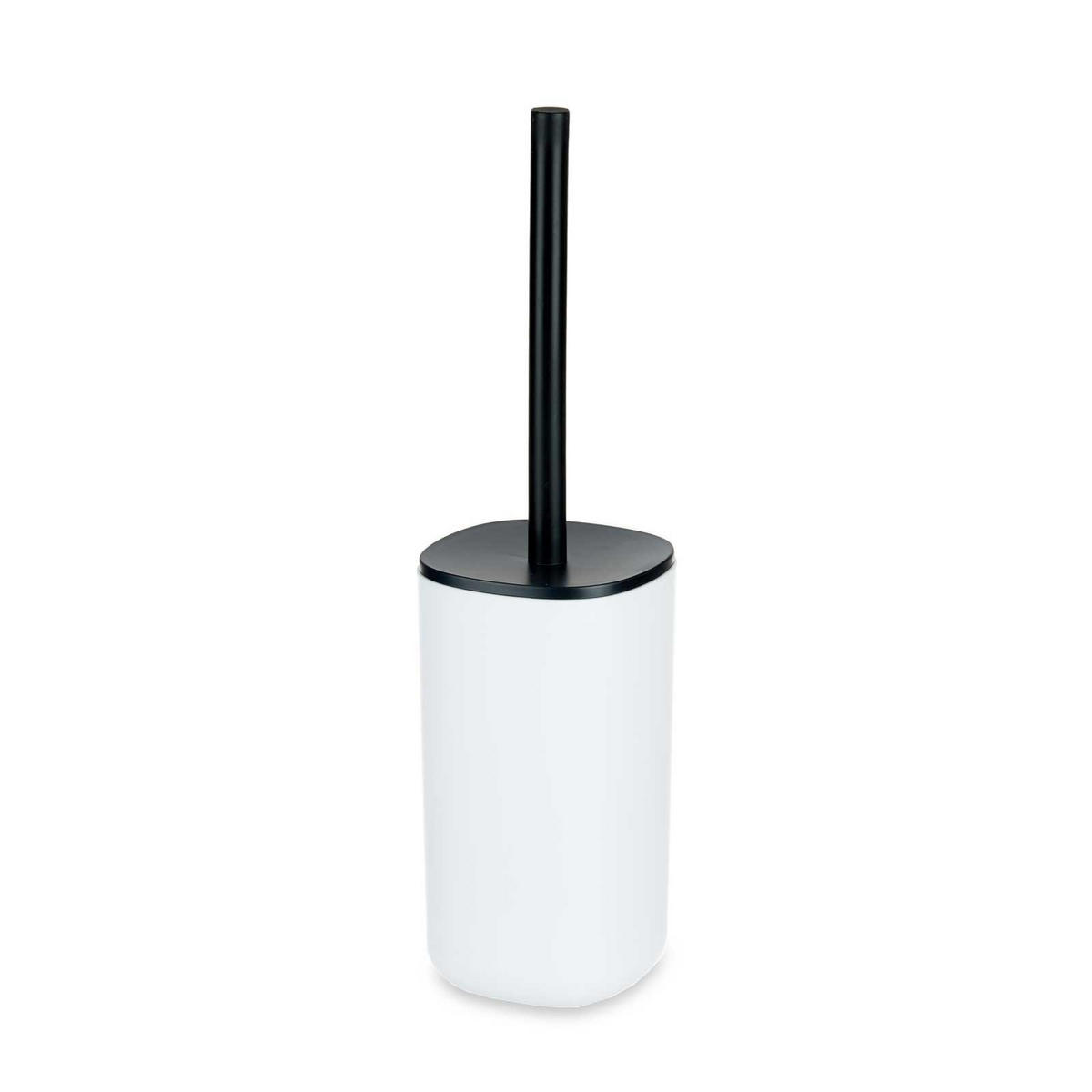 TOILETTENBÜRSTE Kunststoff 9,6/35 cm - Weiß, Kunststoff (9.6/35/9.6cm) - Berilo