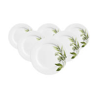 DESSERTTELLER Evora weiß-grün ø 19 cm 6er Set - Weiß/Grün, Keramik (19cm) - Ritzenhoff Breker