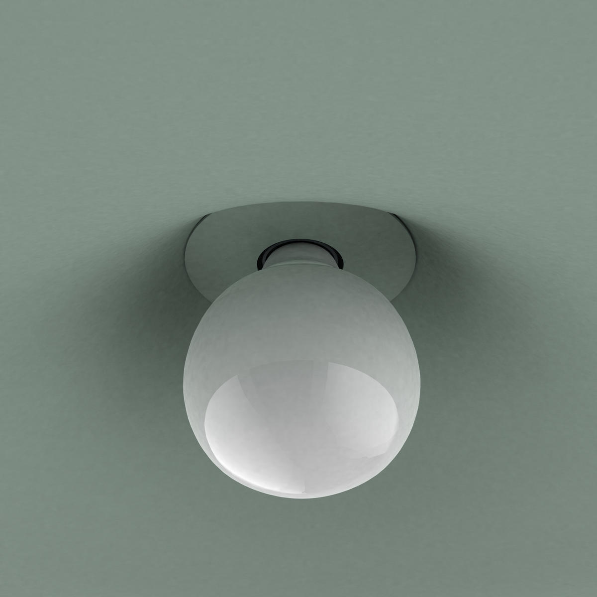 HÄNGELEUCHTE - Grün, Metall (57/57/27cm) - Lumicom