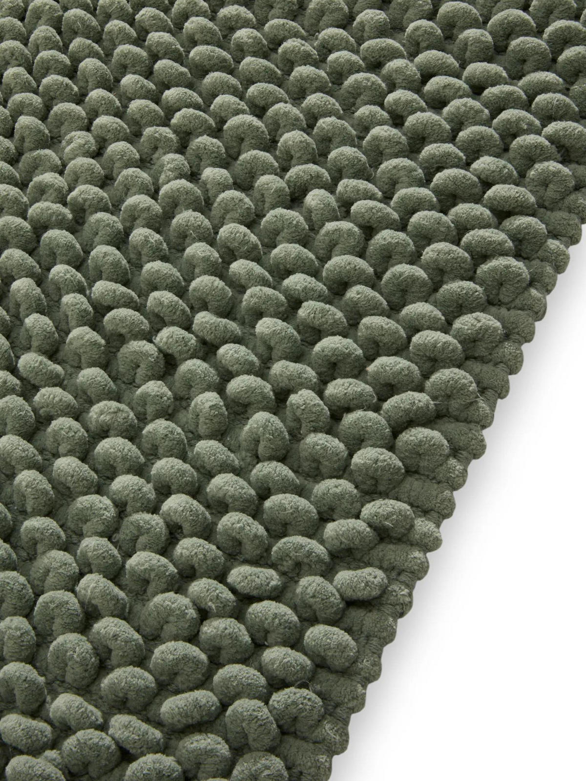 BADEMATTE Lynn Mint 50/80 cm - Mintgrün, Textil (50/80cm) - benuta