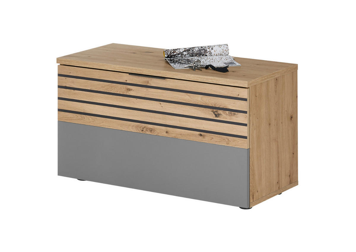 GARDEROBE 5-teilig in 290/200/38 cm - Grau, Holz (290/200/38cm) - moebel dich auf