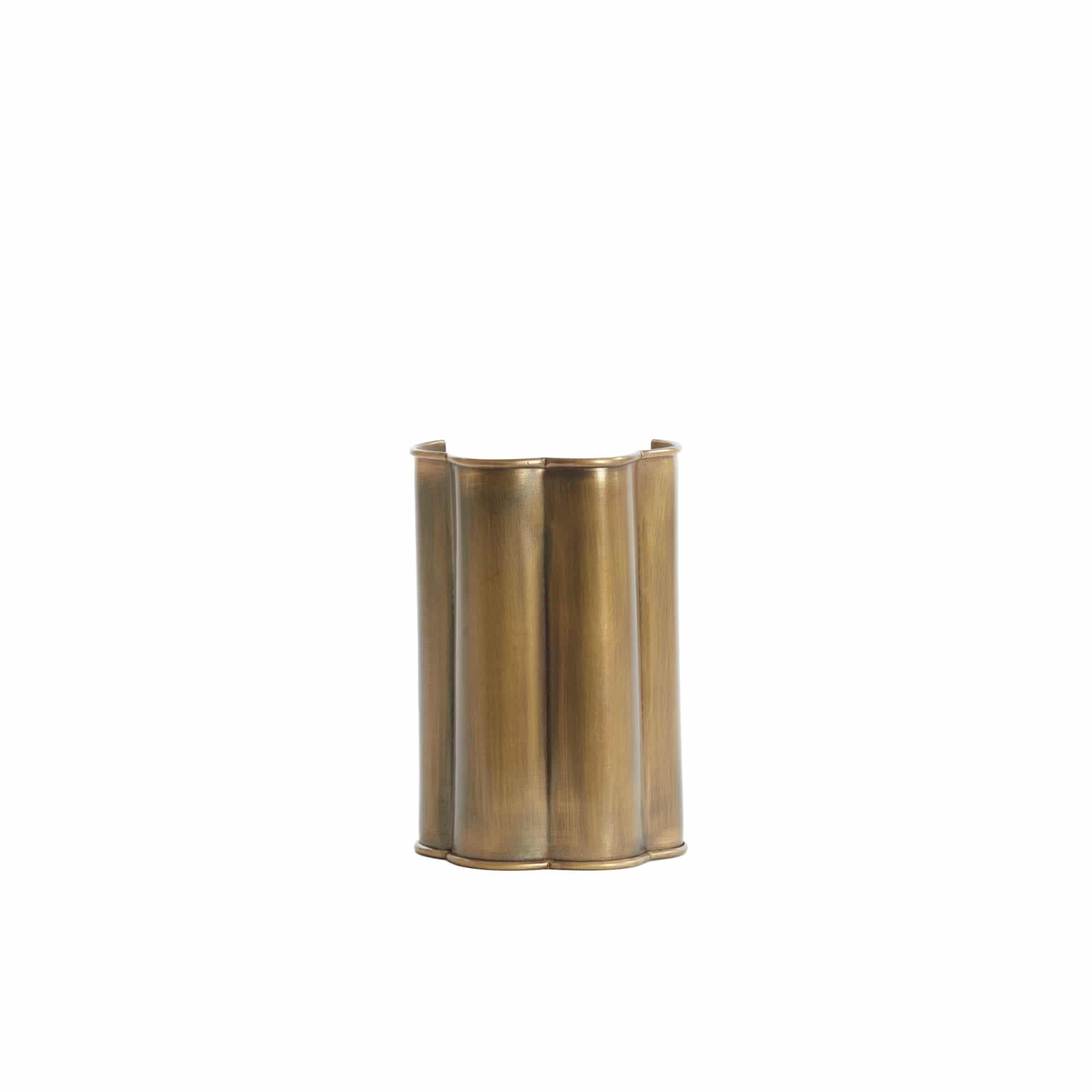 WANDLEUCHTE FRINGE Antike Bronze 13.5/9.5/20.5 cm - Bronzefarben, Metall (9.5/20.5/13.5cm) - Walldoctor
