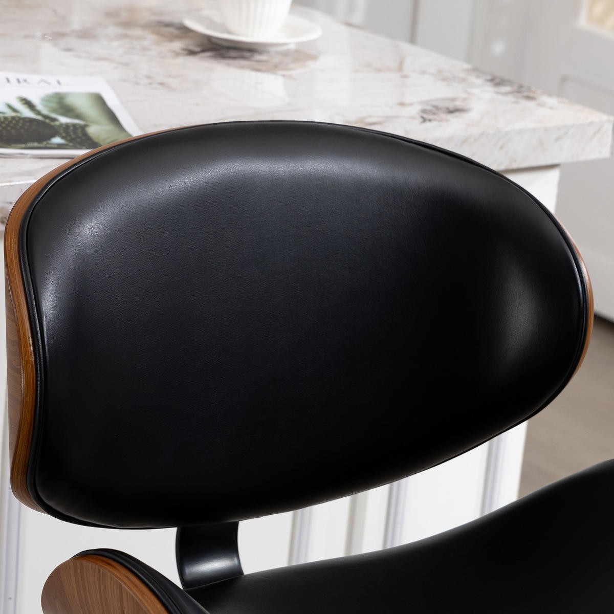 BARHOCKER 2er-Set,Drehstuhl,360° drehbar,Schwarz - Schwarz, Metall (50/93/51cm) - LVHOM