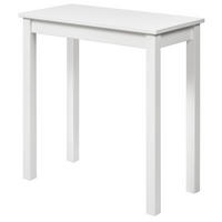 SCHREIBTISCH Massivholz 38/75/75 cm - Weiß, Holz (38/75/75cm) - hagge home