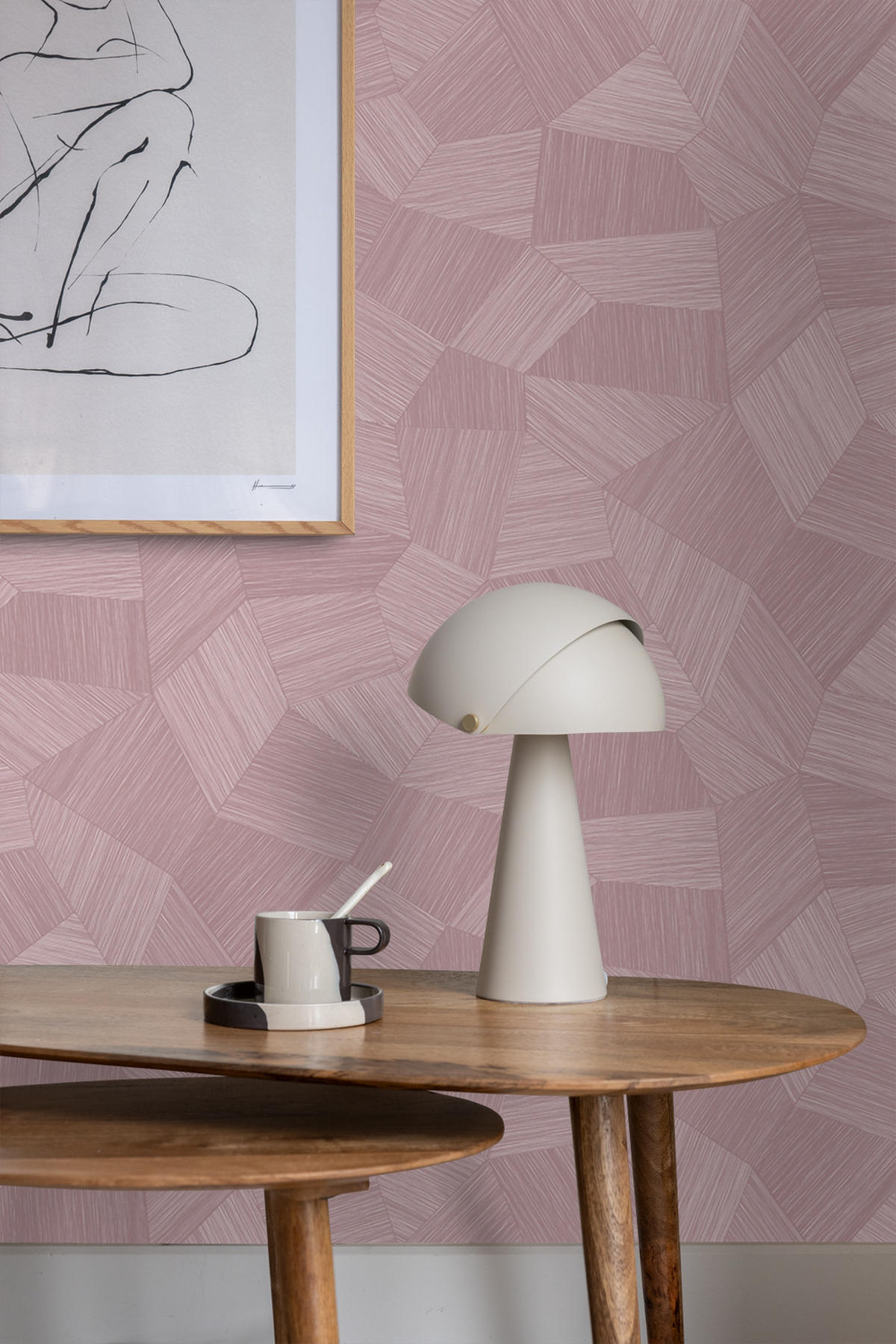 TAPETE 3D-Muster 50 x 900 cm - Lila, Papier (50/900cm) - Origin Wallcoverings