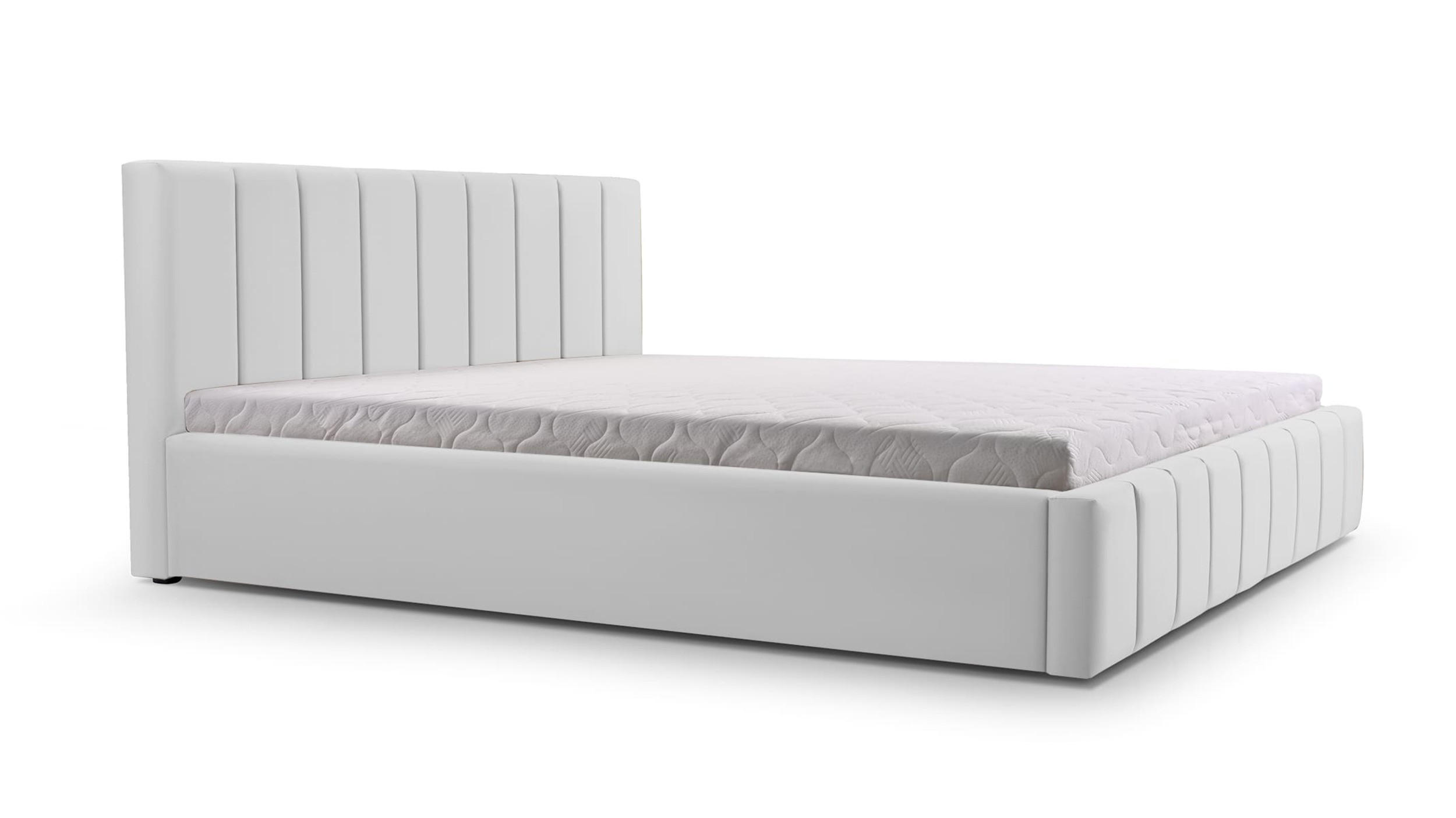 POLSTERBETT Bett 01 - 180x200 - Silver - Silberfarben, Holz/Textil (180/200cm) - Möblo
