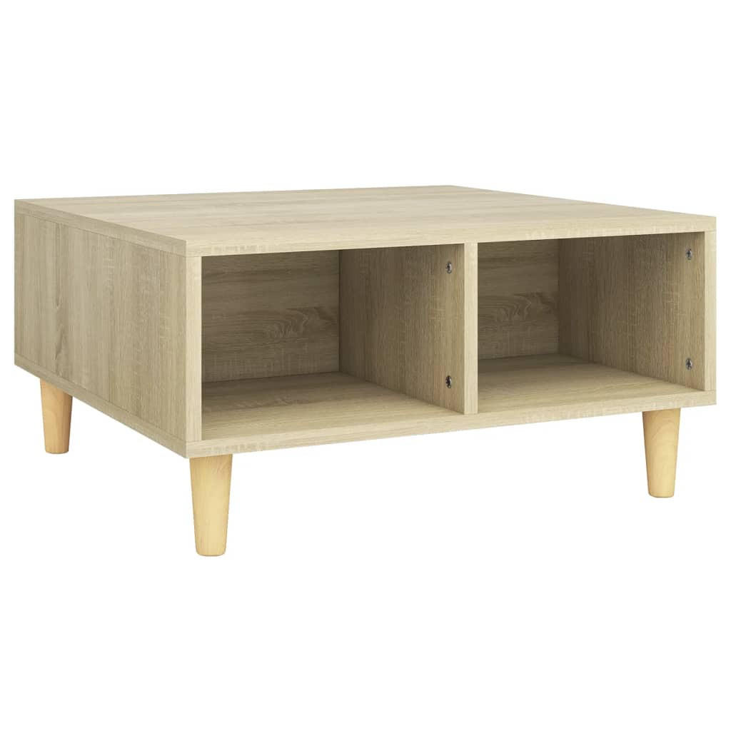 COUCHTISCH Sonoma-Eiche 60x60x30 cm Holzwerkstoff - Hellbraun, Holzwerkstoff (60/60/30cm) - furnicato