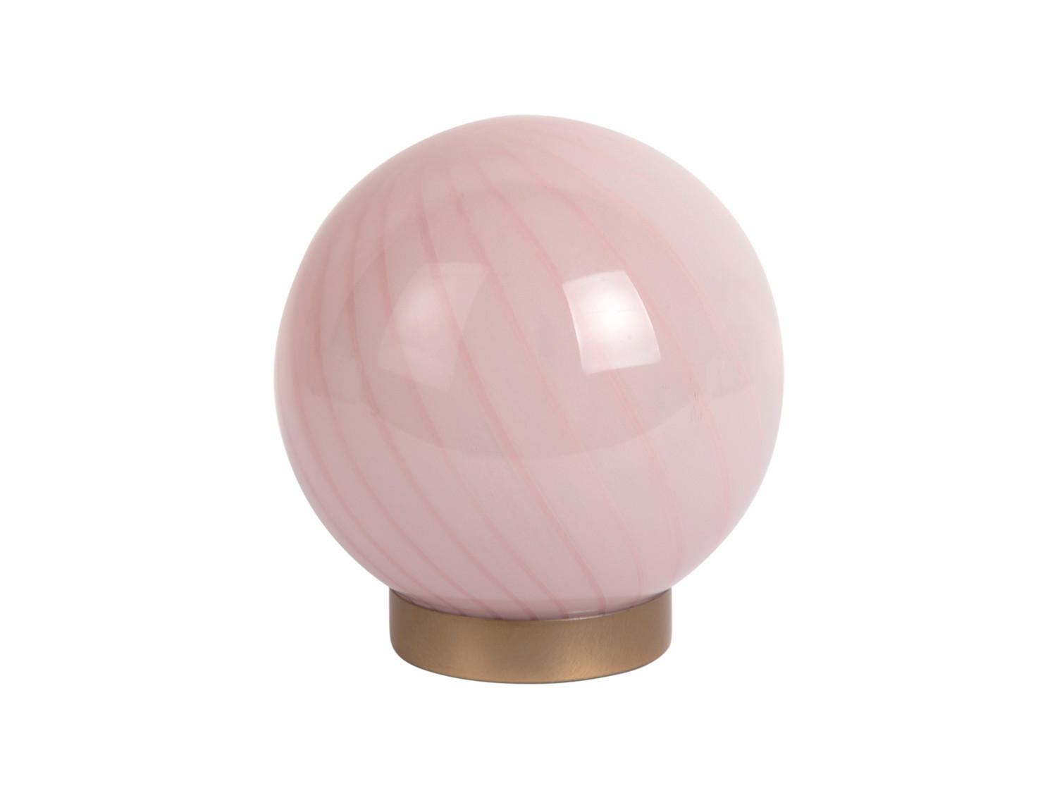 TISCHLAMPE Summer Globe 15.2/15.2/16.7 cm - Pink, Glas (15.2/15.2/16.7cm) - Leitmotiv