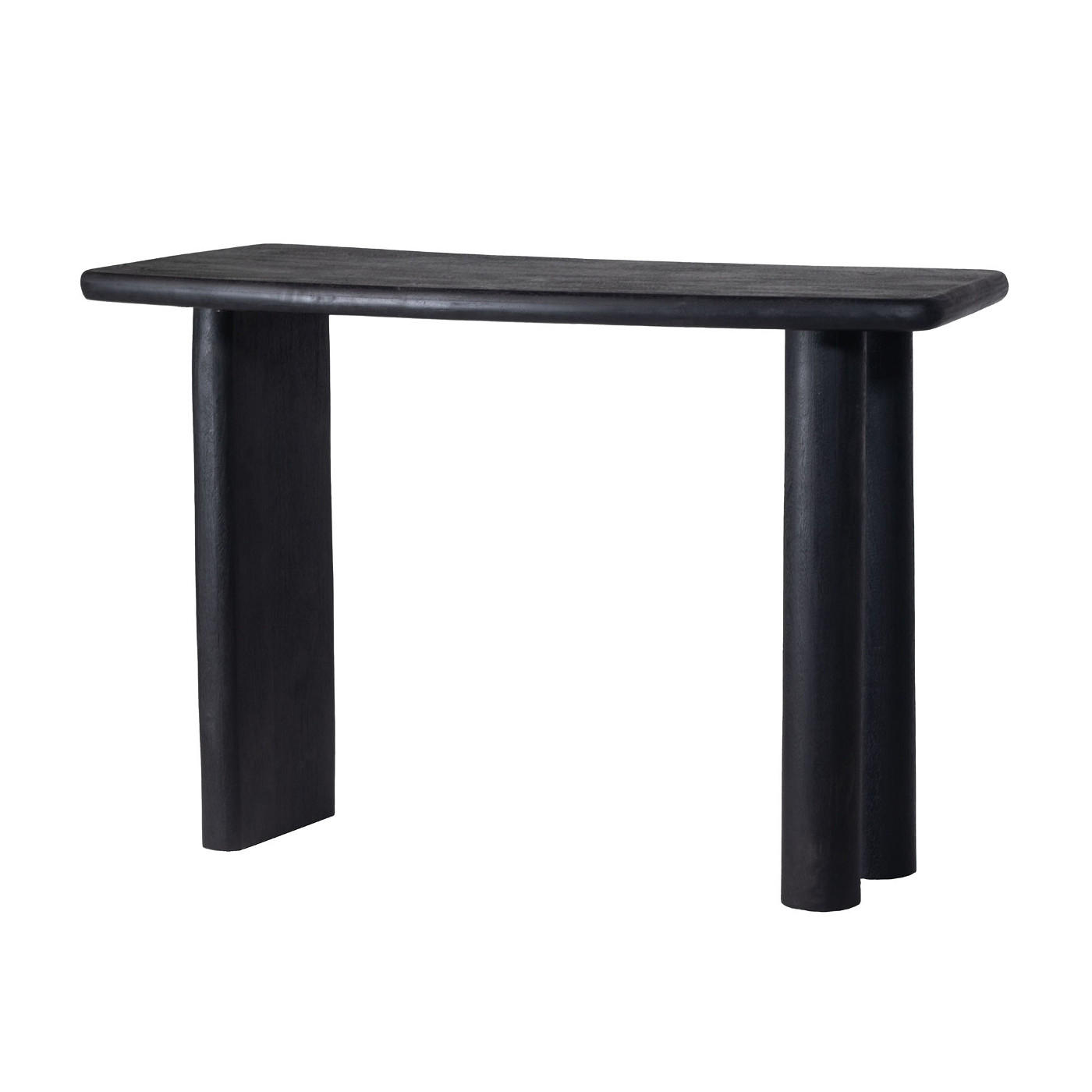KONSOLENTISCH aus Mangoholz 113cm, schwarz - Schwarz, Holz (113/44/76cm) - Giga Meubel
