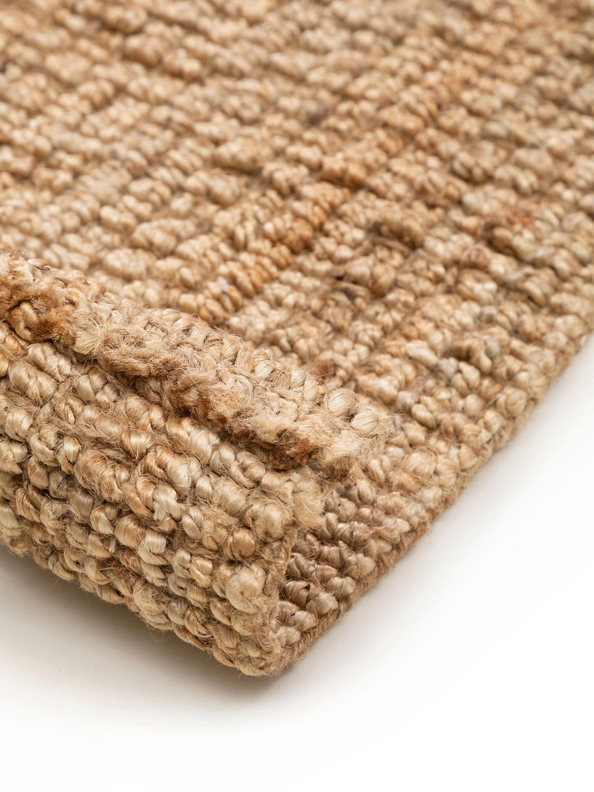 JUTETEPPICH Svea Natur 80x250 cm - Naturfarben, Textil (80/250cm) - benuta Pure