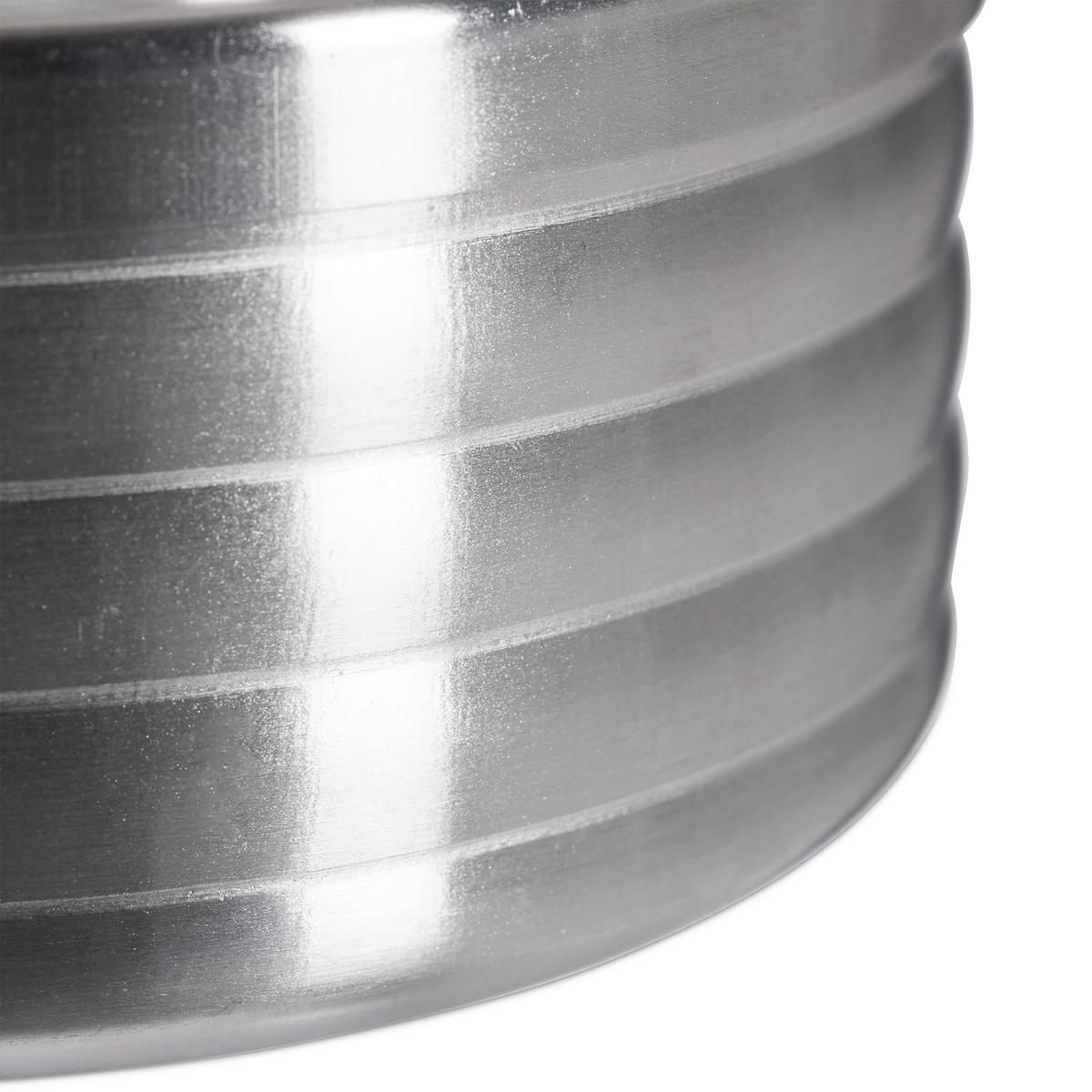 WINDASCHENBECHER - Silberfarben, Metall (11.5cm) - Relaxdays