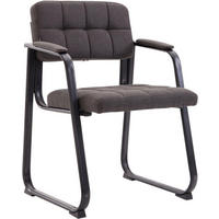 ARMLEHNENSTUHL Stoff dunkelgrau - Dunkelgrau, Textil/Metall (59/84/58cm) - CLP