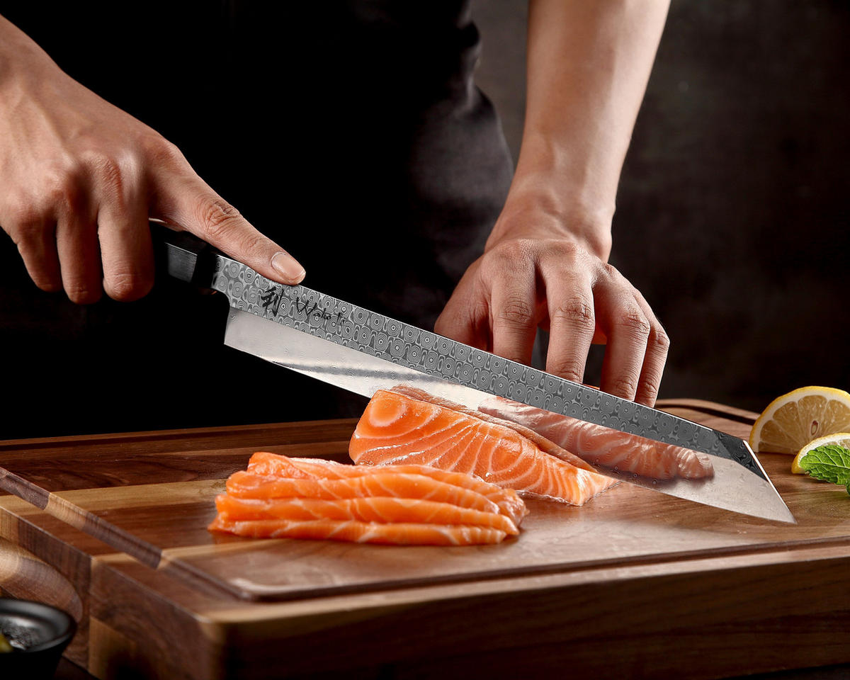 KIRITSUKEMESSER 28 cm - Braun, Holz/Metall (43cm) - Wakoli