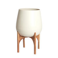 TOPF Karuna Weiß Ø59/82 cm - Weiß, Metall (59/82/59cm) - Light & Living