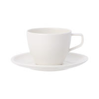 KAFFEETASSE MIT UNTERTASSE Artesano Original weiß 250 ml - Weiß, Keramik (16/10/16cm) - Villeroy & Boch