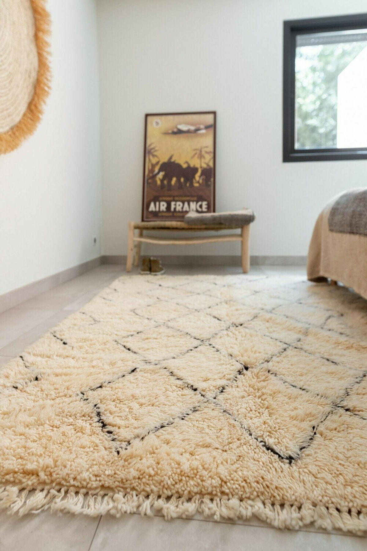 BERBERTEPPICH aus Cherratin-Wolle beige - Beige, Naturmaterialien (250/350cm) - AFK Living