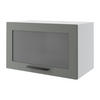 KLAPPHÄNGESCHRANK Kvantum W4BS/60 Dust Grey Matt / Weiß Matt 60 / 32,5 / 36cm - Weiß/Grau, Holz/Holzwerkstoff (60/36/32.5cm) - Feldmann-Wohnen