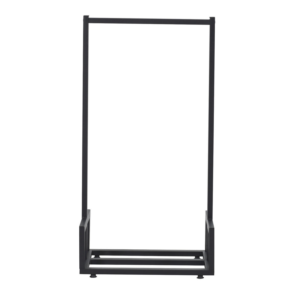 POLE NA DŘEVO DO KRBU Thisted - černá, kov (50/95/35cm) - [en.casa]