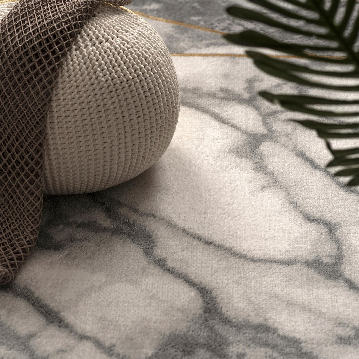 KURZFLORTEPPICH 80/300 cm Kraft 525 - Goldfarben, Textil (80/300cm) - Paco Home
