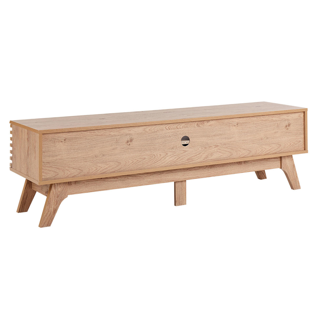 COMODĂ TV maro deschisă Detroit Ii - maro deschis, compozit lemnos (149/44/36cm) - Beliani
