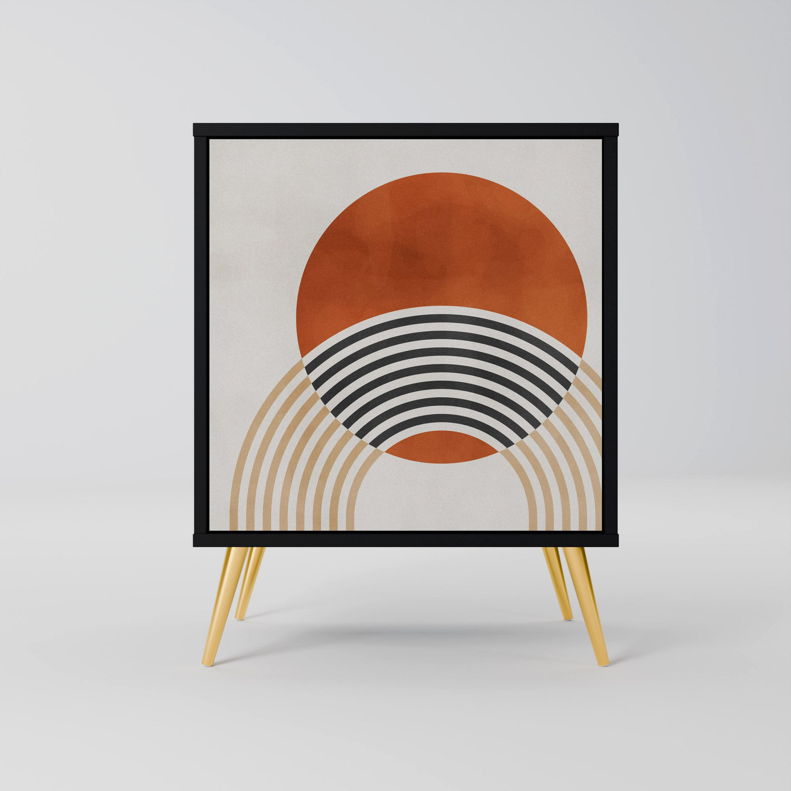 SpaceRebels Sideboard Schwarz 57.5x75.5x42 cm