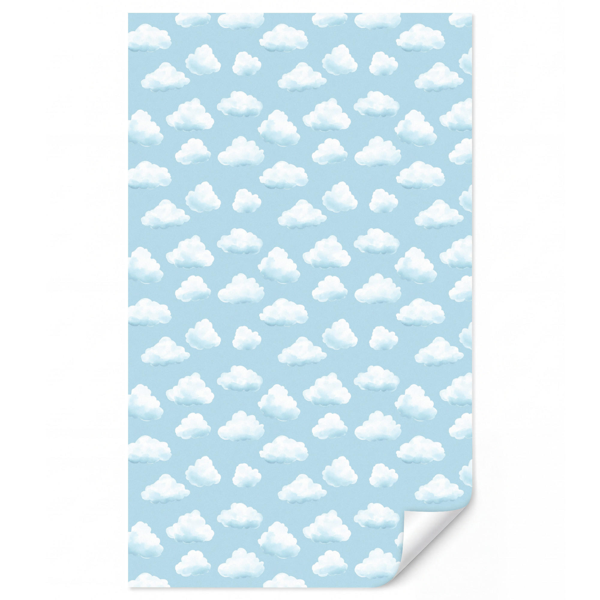 OnlyWow Kindertapete Hellblau 180x300 cm