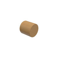 ENDSTÜCKE FÜR GARDINENSTANGEN 16 mm Ø, Pin Buche, Packung 2 Stück - Buchefarben, Holz (2.5/2.5/2.5cm) - INTERDECO