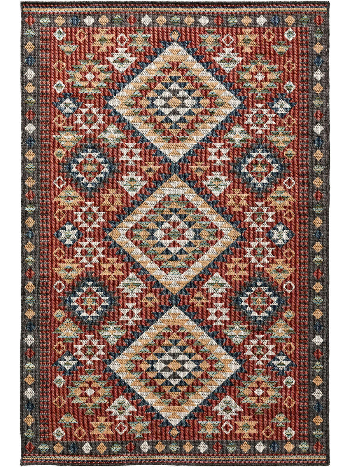 OUTDOORTEPPICH Mirena Rot 80x150 cm - Rot, Textil (80/150cm) - benuta Nest