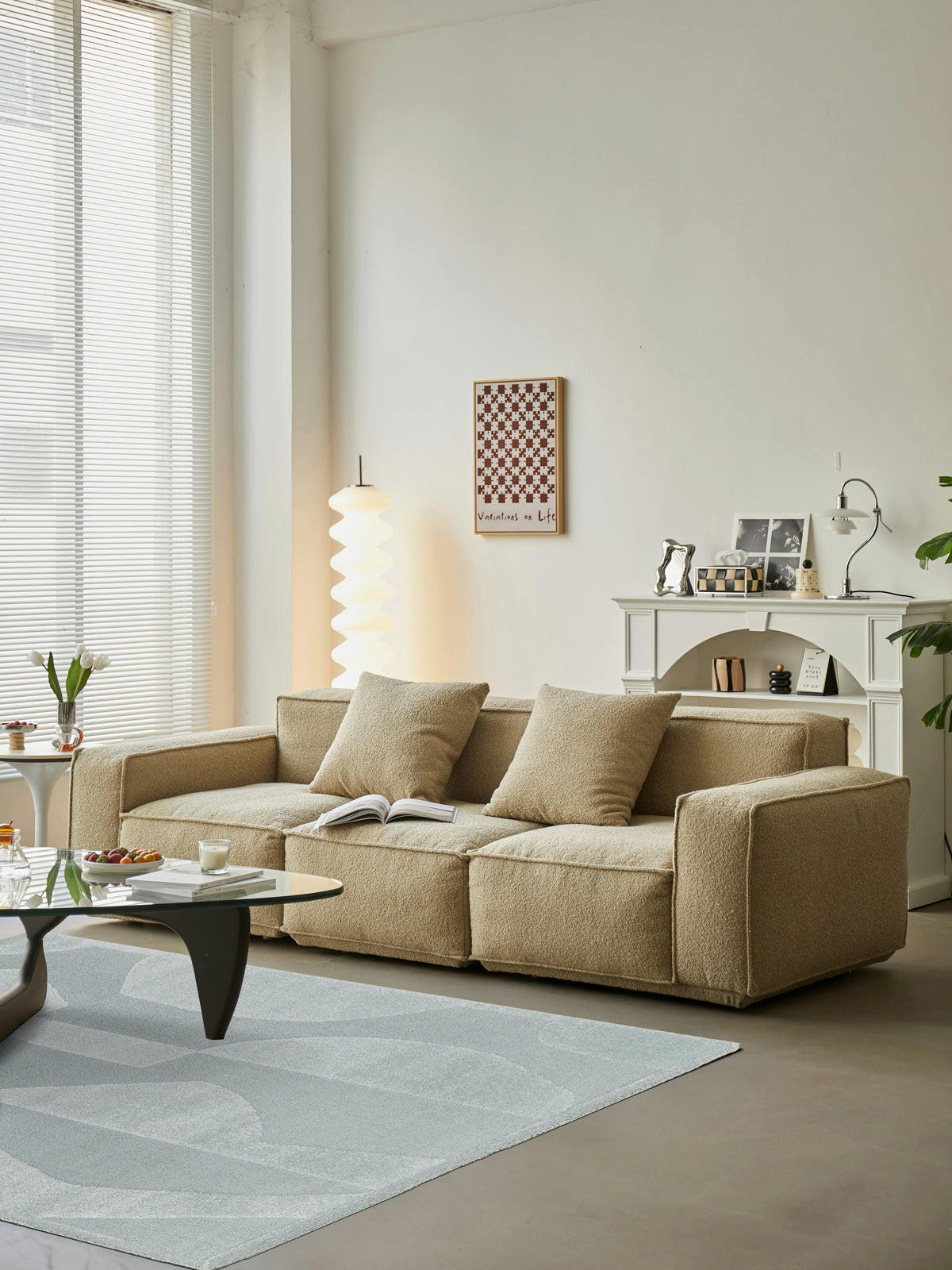 TEPPICH sehr weich mit Relief-Effekt blau - Blau, Textil (200/290cm) - AFK Living