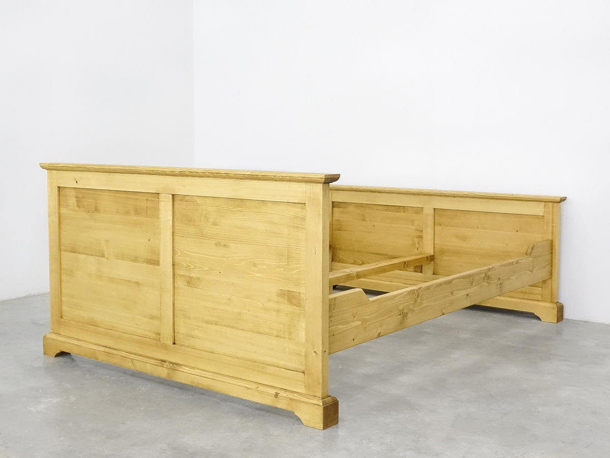 BETT aus Massivholz JAGNA - Honig, Holz (160/200cm) - Seart
