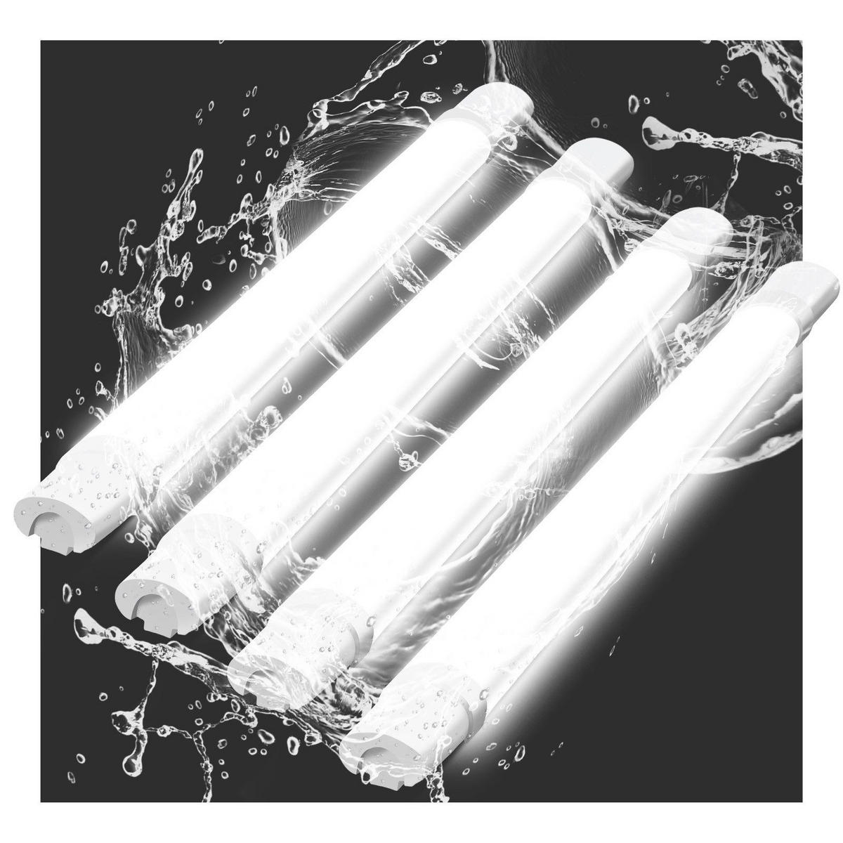 LED-DECKENLEUCHTE Lurvey(4er-set) 5.8/90/3.5cm - Weiß, Kunststoff (90/5.8/3.5cm) - Nettlife