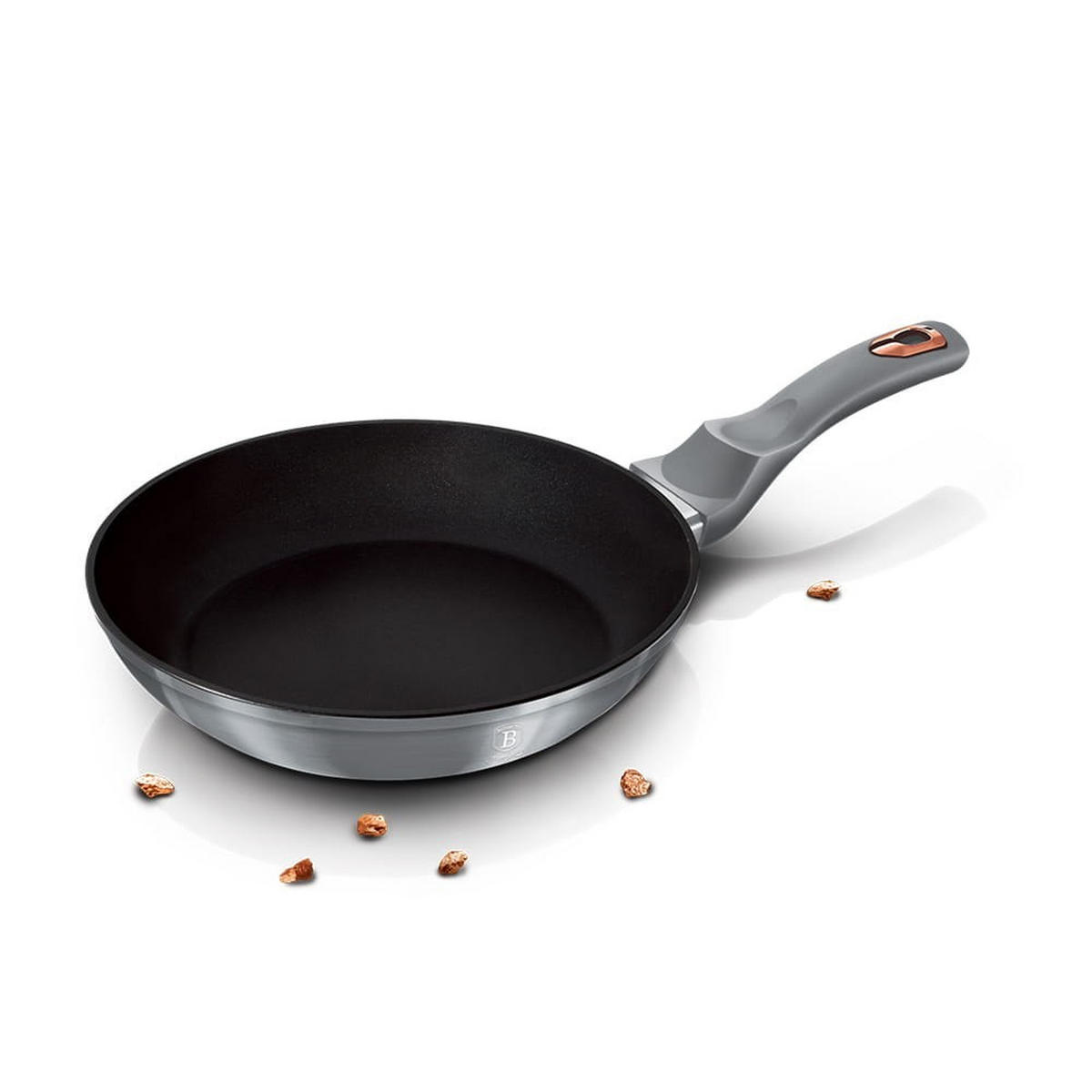 PFANNENSET Grau 28/28/5.5 cm BH6169 - Grau, Metall - Berlinger Haus