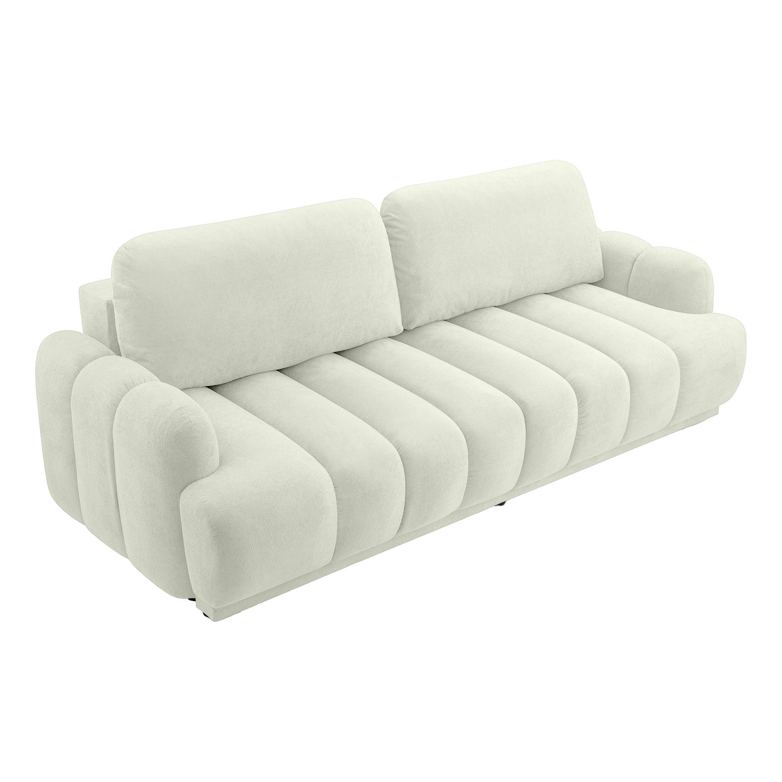 SOFA MAVANTI s funkcí spaní, krémově bílá - krémová, textil (230/94/105cm) - Fedve