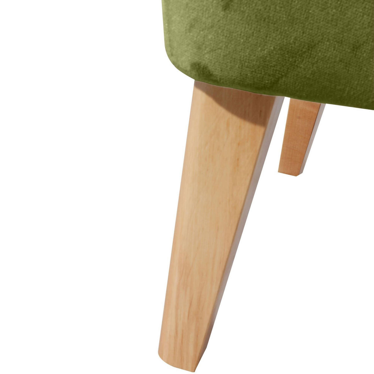 SESSEL Kaiya Bezug Samtvelours Buche natur / oliv - Grün, Kunststoff (71/97/82cm) - 58aufmkessel