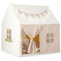 BARNSTÄLT 127 cm beige - Beige, Plast (125/100cm) - COSTWAY