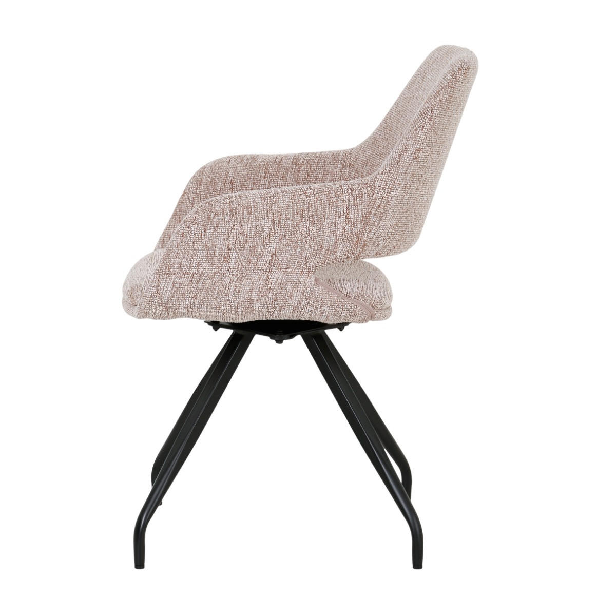 ESSZIMMERSTÜHLE Capp Rosa 61/61/88 cm - Pink, Textil (61/88/61cm) - Livingfurn
